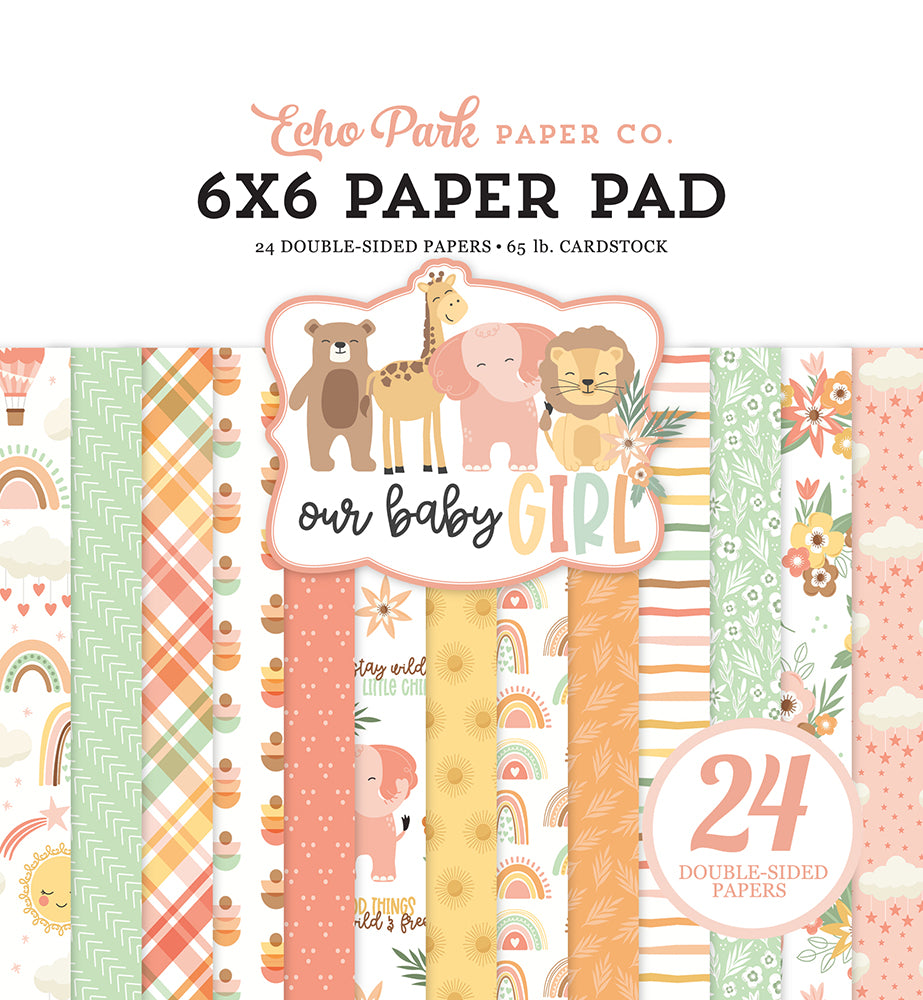 Echo Park - Our Baby Girl - 6x6 Paper Pad