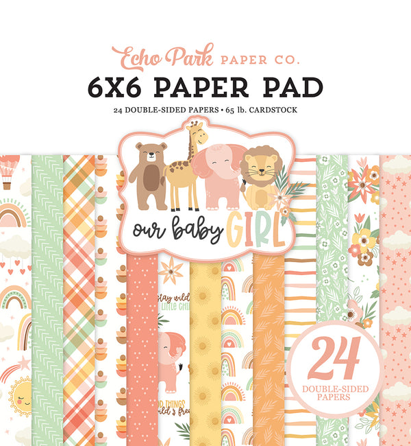 Echo Park - Our Baby Girl - 6x6 Paper Pad