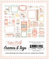 Echo Park - Our Baby Girl - Frames & Tags