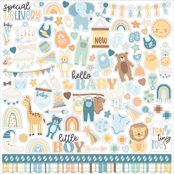 Echo Park - Our Baby Boy - Element Sticker
