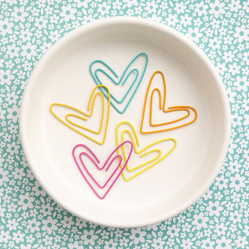 Paige Evans - Splendid - Heart Shaped Paper Clips