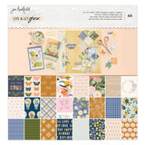 Jen Hadfield - Live and Let Grow - 12 x 12 Paper Pad - Gold Foil Accents