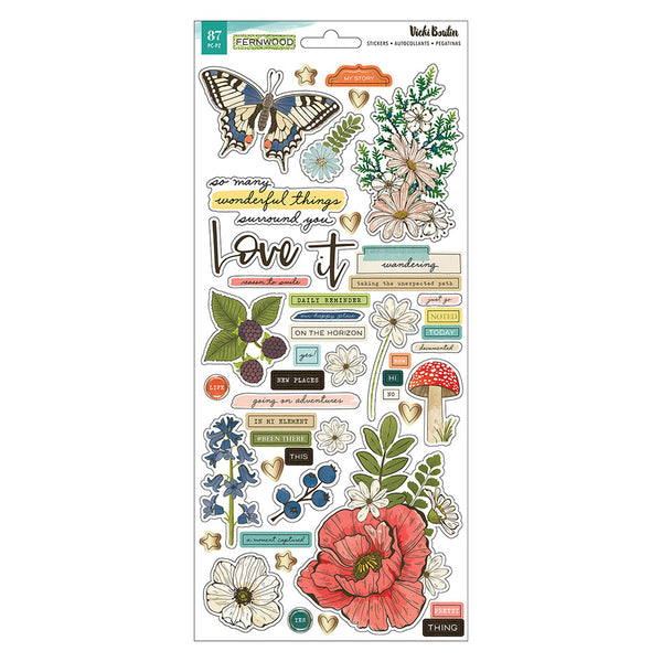 Vicki Boutin - Fernwood - 6x12 Sticker Sheet