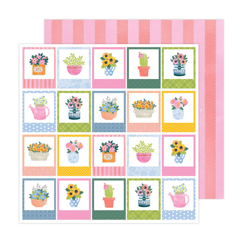 Paige Evans - Garden Shoppe - 12 x 12 Double Sided Paper - Paper 16