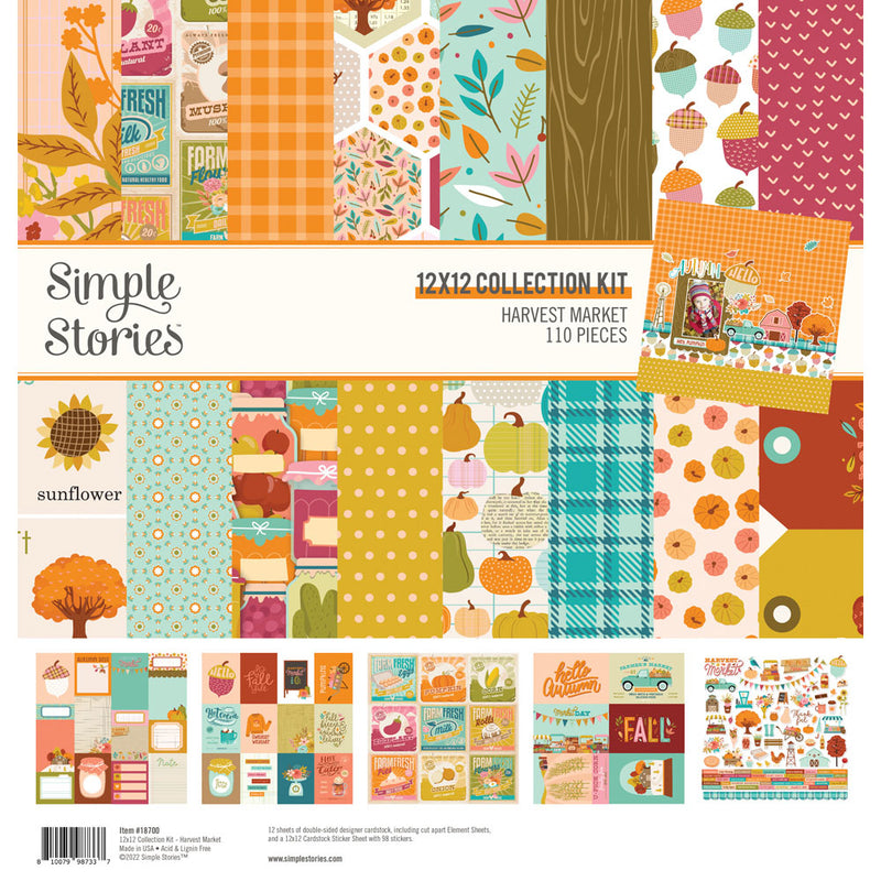 Simple Stories - Harvest Market - 12 x 12 Collection Kit