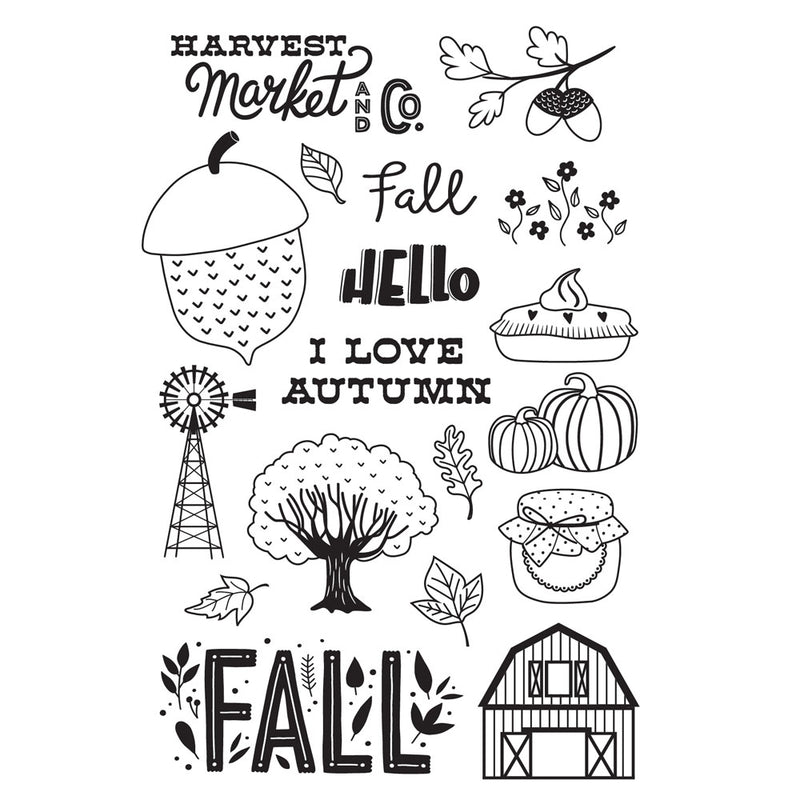 Simple Stories - Harvest Market - Clear Photopolymer Stamps