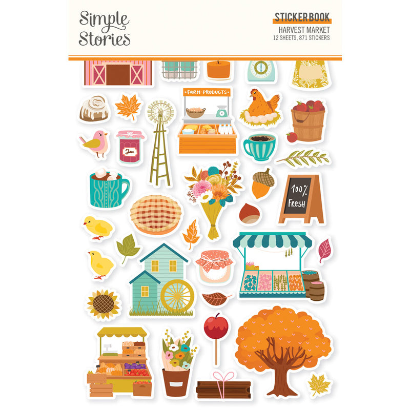 Simple Stories - Harvest Market - Sticker Book