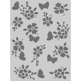 Simple Stories - The Simple Life - 6 x 8 Stencil - Butterfly Garden
