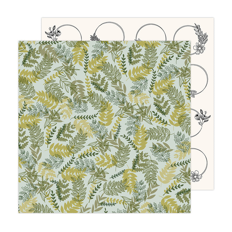 Jen Hadfield - Live and Let Grow - 12 x 12 Double Sided Paper - Be-Leaf