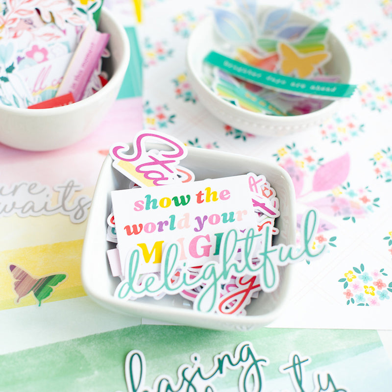 Pinkfresh Studio - Delightful - Ephemera Pack - Titles