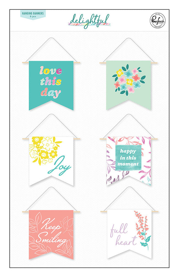 Pinkfresh Studio - Delightful - Hanging Banners