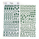 Pinkfresh Studio - Simply the Best - Puffy Stickers - Alpha